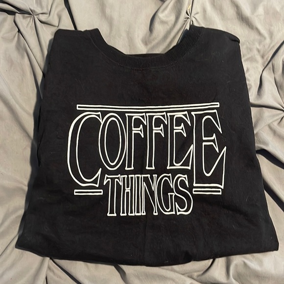 Hanes Other - Stranger Things coffee tee